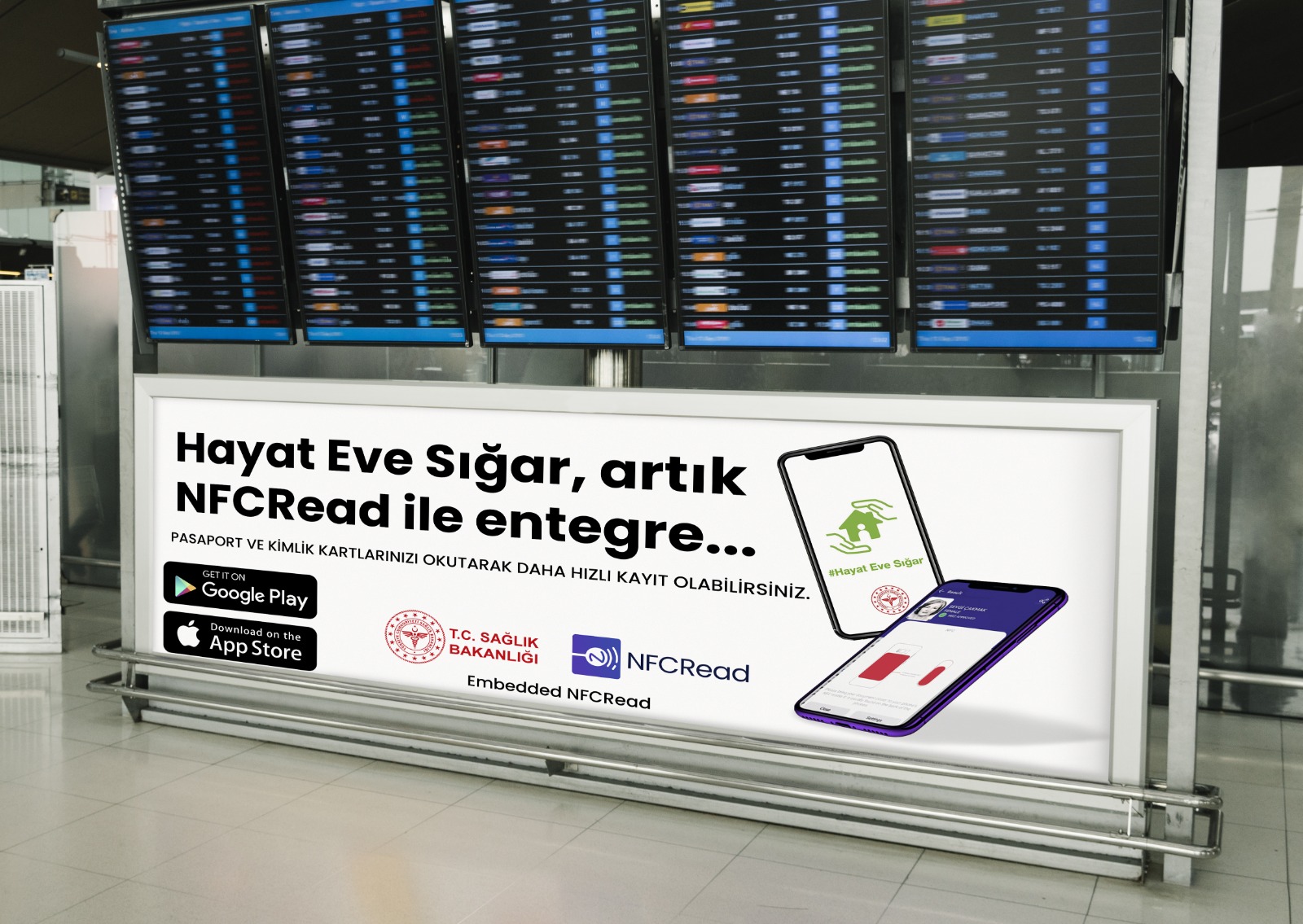 We offer a solution to Hayat Eve Sığar - HES Mobile Application.